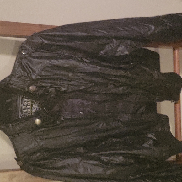 Last Kiss Plus Size Bomber Jacket - Size 1x - Picture 4 of 5